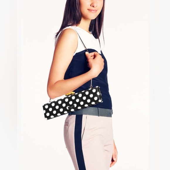 Kate Spade Jamie 100% Silk Colorblock Sleeveless Blouse in Cream/Black Luxury - Picture 2 of 8